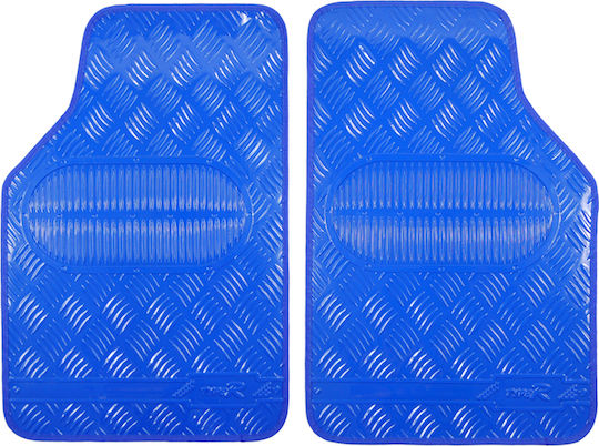 Autoline Front Mats Universal 2pcs Silver / Red