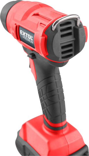 Extol 8891866 Pistol termic 20V cu control de temperatură până la 550°C