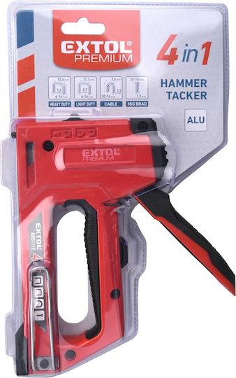 Capsator Manual 4-în-1 Extol Premium 8851112 Forță Reglabilă 6-14mm