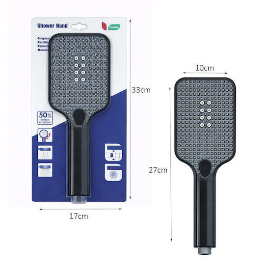 Shower Handset with Flow Stop Switch
