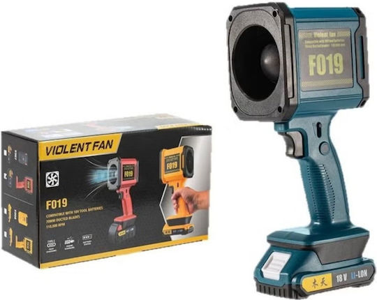 Wireless Handheld Blower Violent Fan F019 Blue