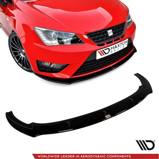 Maxton Design Spoiler Car Front Compatible with Seat Ibiza IV Cupra