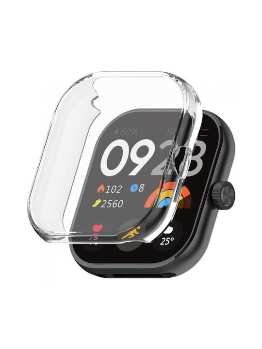 Θήκη Σιλικόνης Tpu Πλήρης Κάλυψης Xiaomi Redmi Watch 5 Esim Watch 5 Watch 4 Διάφανο