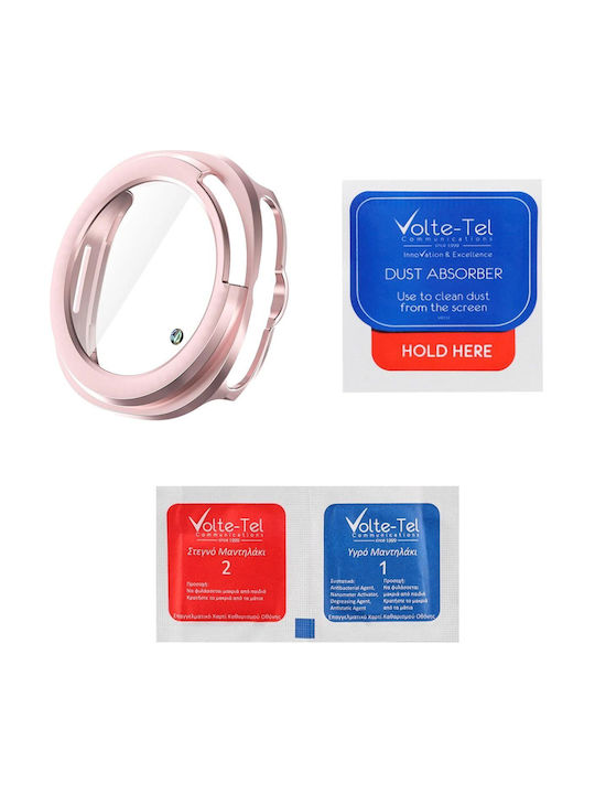 Volte-Tel Edge Cover Πλαστική Θήκη με Τζαμάκι σε χρώμα για Samsung Galaxy Watch 8 Classic 46mm Volte-Tel Edge Cover Πλαστική Θήκη με Τζαμάκι σε χρώμα για Samsung Galaxy Watch 8 Classic 46mm