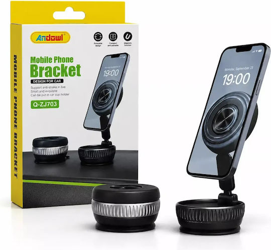 Andowl Car Mobile Mount with Magnet Black