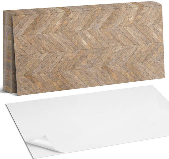 Pachet de Autocolante de Placi de Vinil Model Os de Pește 10x40x20 Bucăți Pachet de Autocolante de Placi de Vinil Model Os de Pește 10x40x20 Bucăți