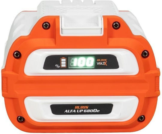 Ruris Alfa Up 6800e Voltx Battery 60v 8ah 480wh 21700 Cells Digital Percentage Display