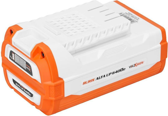 Ruris Alfa Up 6400e Voltx Battery 60v 4ah 240wh 21700 Cells Digital Percentage Display