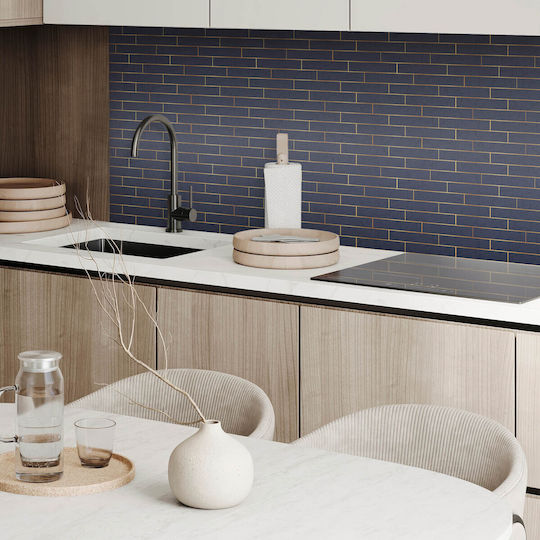 PVC Tile Set Wall Decoration Kitchen Or Bathroom Brick Texture 9x30x30 Pieces