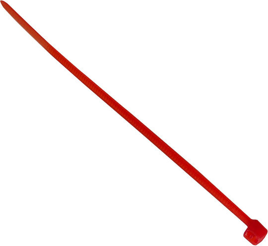 Tretytka Legături Cablu Din Plastic 100mmx2.5mm În Culoare Roșie 100 Buc