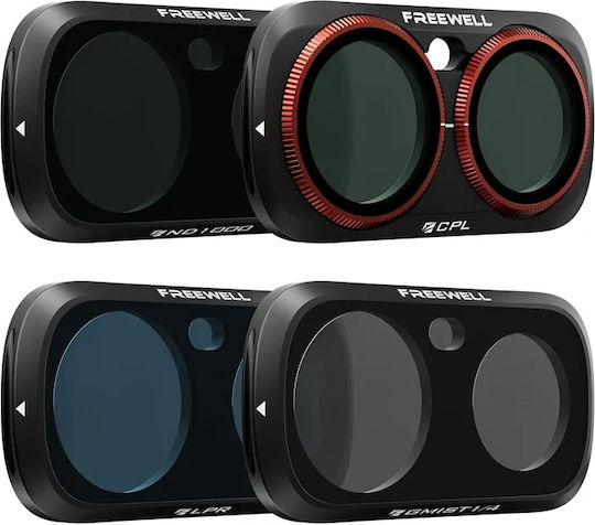 Freewell Insta360 Luna Ultra Filter Set Daily Use 4 Pieces