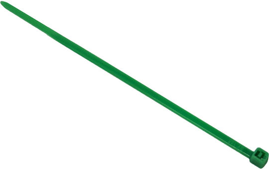 Tretytka Plastik Kabelbinder 100mmx2.5mm in Grün Farbe (1 Stück)