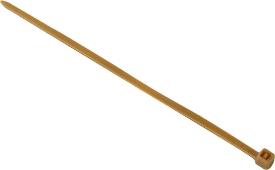 Tretytka Пластмасово Кабелно Дематично 100mmx2.5mm в Кафяв Цвят (1 бр)