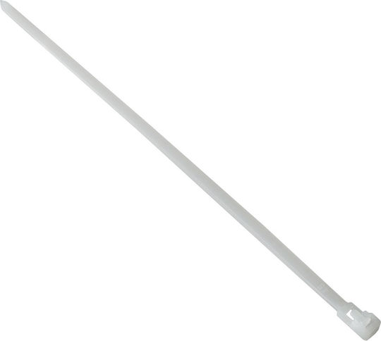 Tretytka Plastik Kabelbinder 200mmx4,8mm in Weiß Farbe (1Stück)