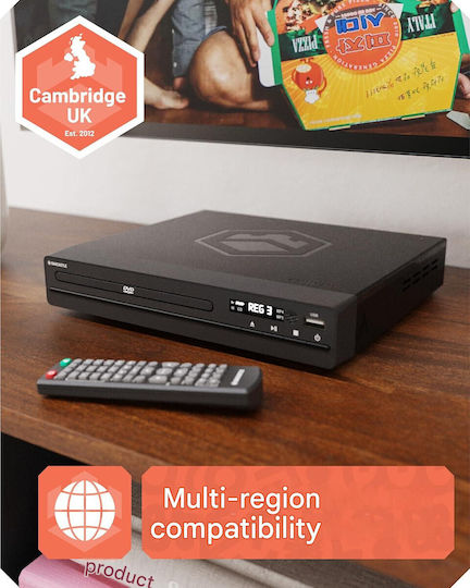 Oakcastle DVD Player Μαύρο