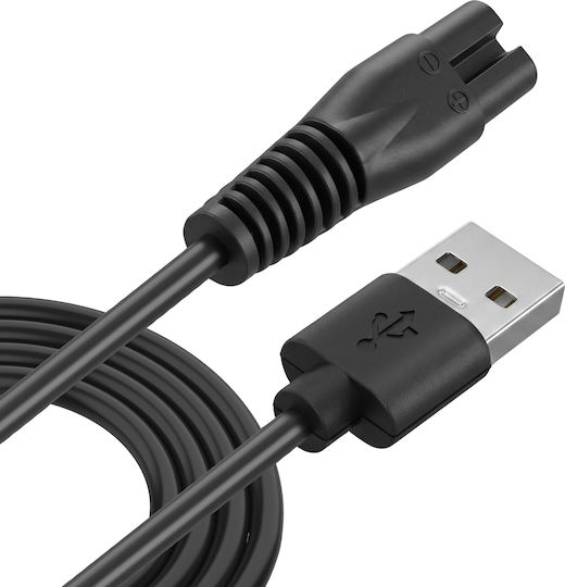 Linq Ladekabel Elektrischer Rasierer Oneblade Usb Zu 2-polig 1m 5v Schwarzes