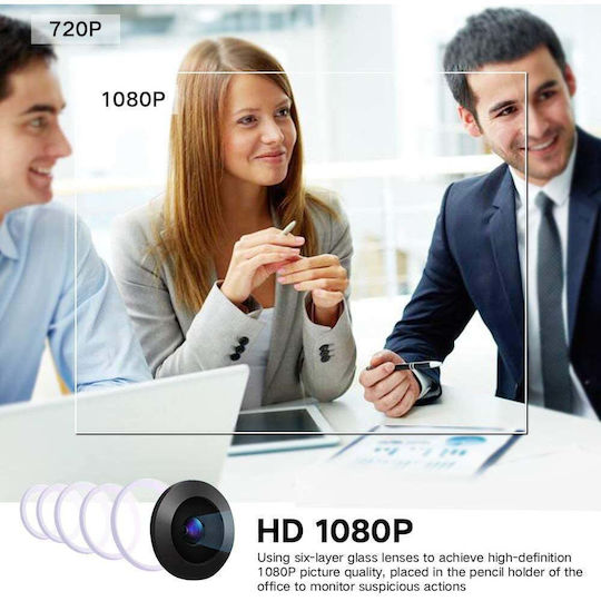 Cameră Ascunsă Stilou 1080p cu Slot pentru Card de Memorie