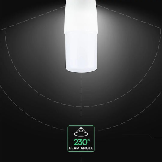 V-TAC Lampă LED 7.5W 100mm pentru Dulie E14 și Formă T37 Alb Cald 660lm
