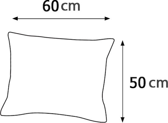 Darymex Μαξιλαροθήκη Ξενοδοχείου 60x50εκ.