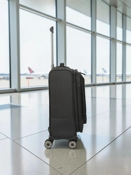 Travelite Reisegepäck Kabinen Stoff Schwarze Höhe 55cm
