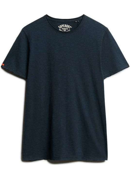 Slub' T-Shirt Blau