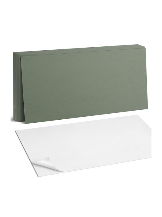 Set Vinyl Kacheln Dekoration Küche Oder Badezimmer Olive 10x40x20 cm