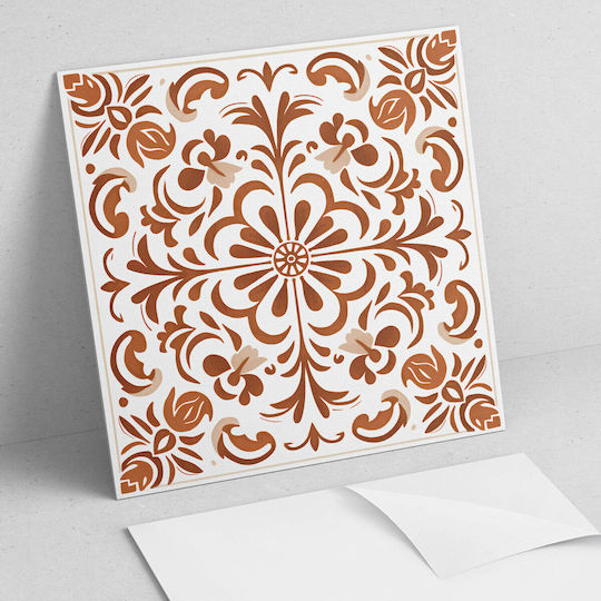 Decorative Vinyl Floor Tiles Flowers 4x50x50 Pieces Decorative Vinyl Floor Tiles Flowers 4x50x50 Pieces