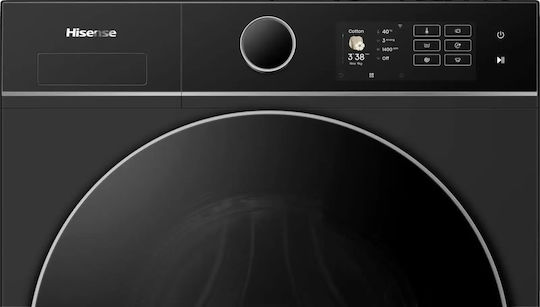 Hisense Waschmaschine 9kg 1400 Umdrehungen Schwarze WF5I9043BBFS