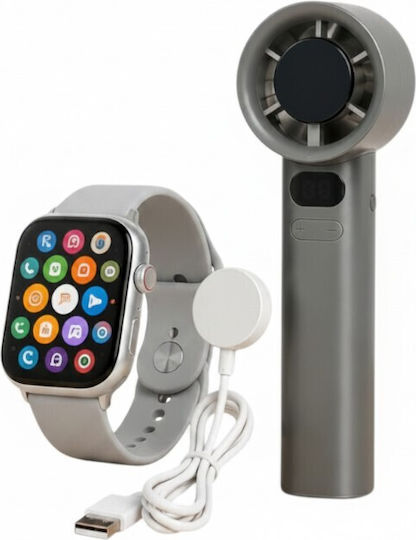 Set Smartwatch Wireless Hand Fan Fan-50 Pro 260295 Grey