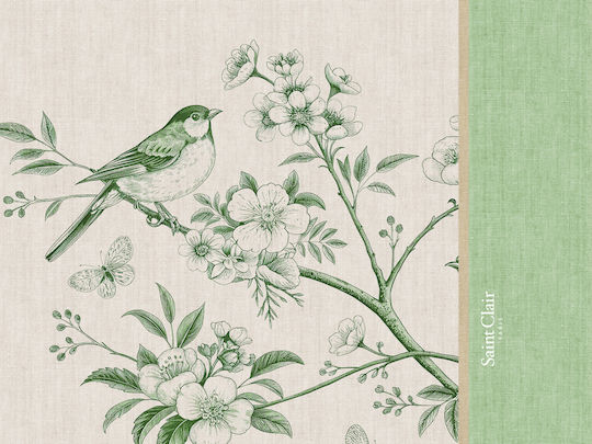 Saint Clair 26 Placemats Plastic Green 45x33cm 4 Pieces Saint Clair 26 Placemats Plastic Green 45x33cm 4 Pieces