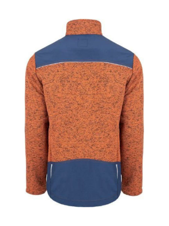 Cerva Work Fleece Reflective Orange Jacket
