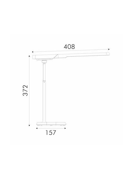 Aca LED Office Light in White Colour