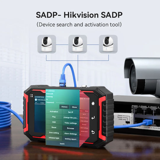 Noyafa NF-IPC725 CCTV Tester IP / Analog / AHD / CVBS