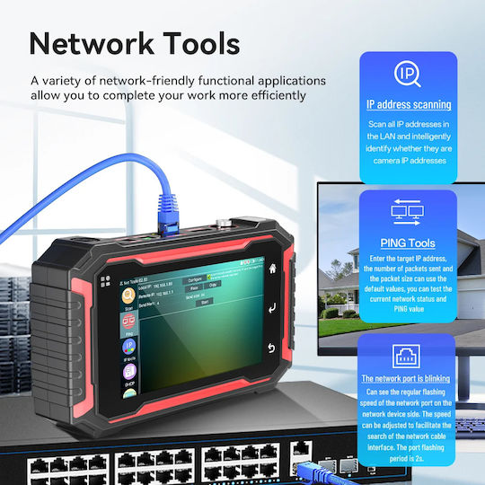 Noyafa NF-IPC725 CCTV Tester IP / Analog / AHD / CVBS