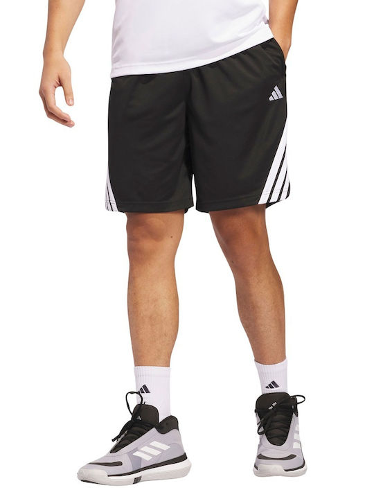 3-Stripes Men's Athletic Shorts Black