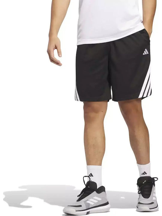 3-Stripes Men's Athletic Shorts Black