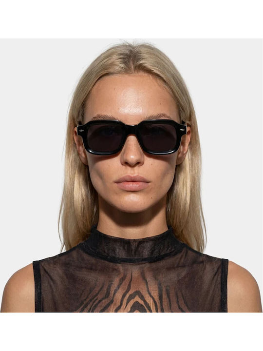 De Sunglasses Γυαλιά Ηλίου Μαύρα με Σκελετό De Sunglasses Γυαλιά Ηλίου Μαύρα με Σκελετό
