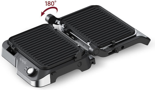 Rohnson Сандвич мейкър Грил с Разделяеми плочи 2200W Inox