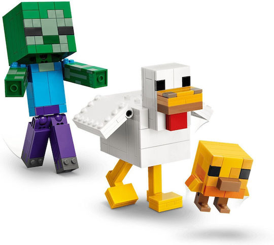 LEGO Minecraft Chicken Jockey for 9+ Years 344 Pieces