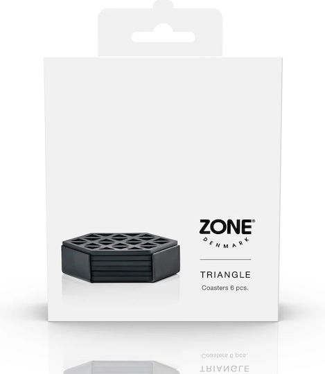 Zone Denmark Σουβέρ Πλαστικό με Βάση 10x10cm 6τμχ Zone Denmark Σουβέρ Πλαστικό με Βάση 10x10cm 6τμχ