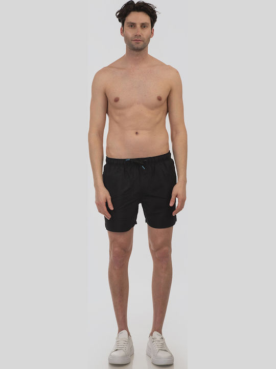 Double Men's Swimwear Bermuda Black