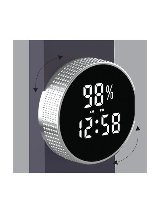 Aca LED Office Lamp in Silver Colour