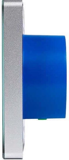 Shelly Recessed Wall Switch Silver