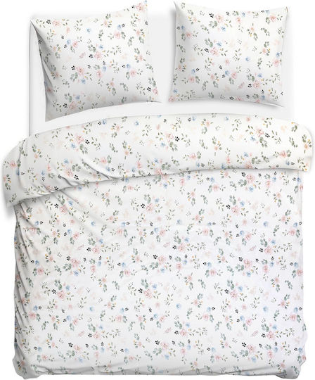 Darymex Cotton Duvet Cover Set 180x200cm Double With White Pillowcase