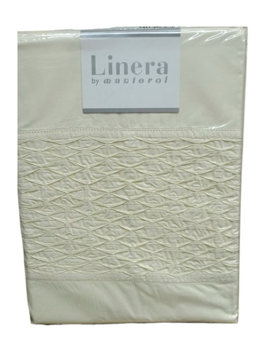 Manterol Casa Cotton Duvet Cover Set 240x260cm Double With 2 Pillowcases Nice Champagne