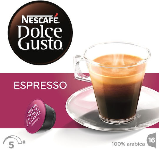 Nescafe Κάψουλες Espresso Συμβατές με Μηχανή Dolce Gusto 48caps