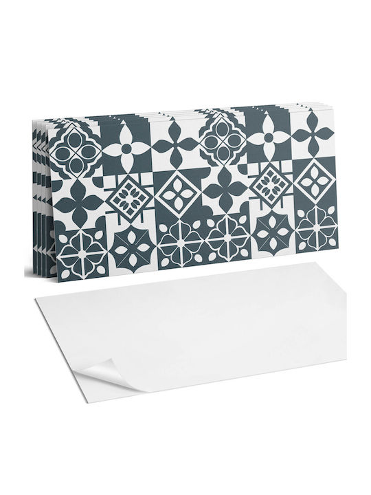 Vinyl Tile Stickers Hallway Geometric Patterns Tiles 6x60x30 cm