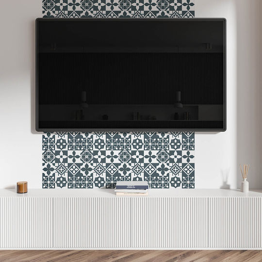 Vinyl Tile Stickers Hallway Geometric Patterns Tiles 6x60x30 cm