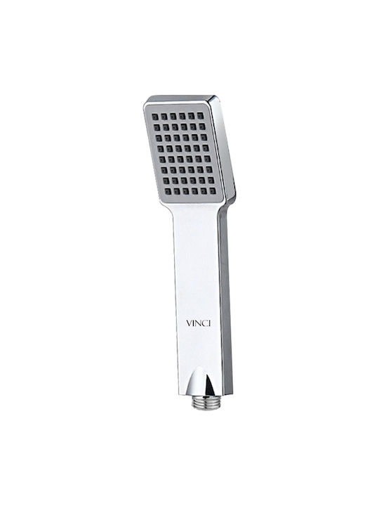 Vinci Cube Ii Built-in Mixer & Shower Head Set for Shower Silver
