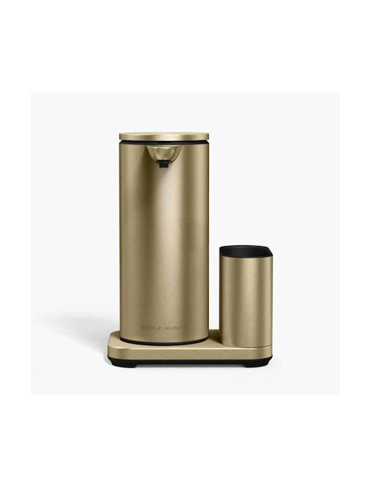 Pulse Spender Küche aus Inox mit Schwammhalter Gold 414ml